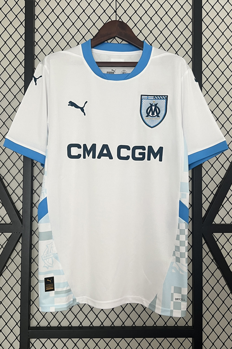 24-25 season Marseille home jersey No. 10 Greenwood